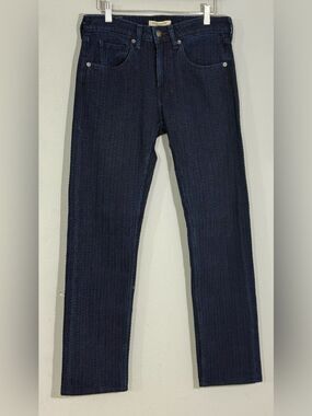 Levi’s Made & Crafted Tack Slim Herringbone Jeans 29 Selvedge Dark Indigo
